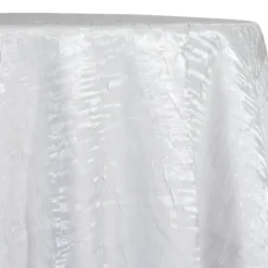 Crush Shimmer (Galaxy) Table Linen in White