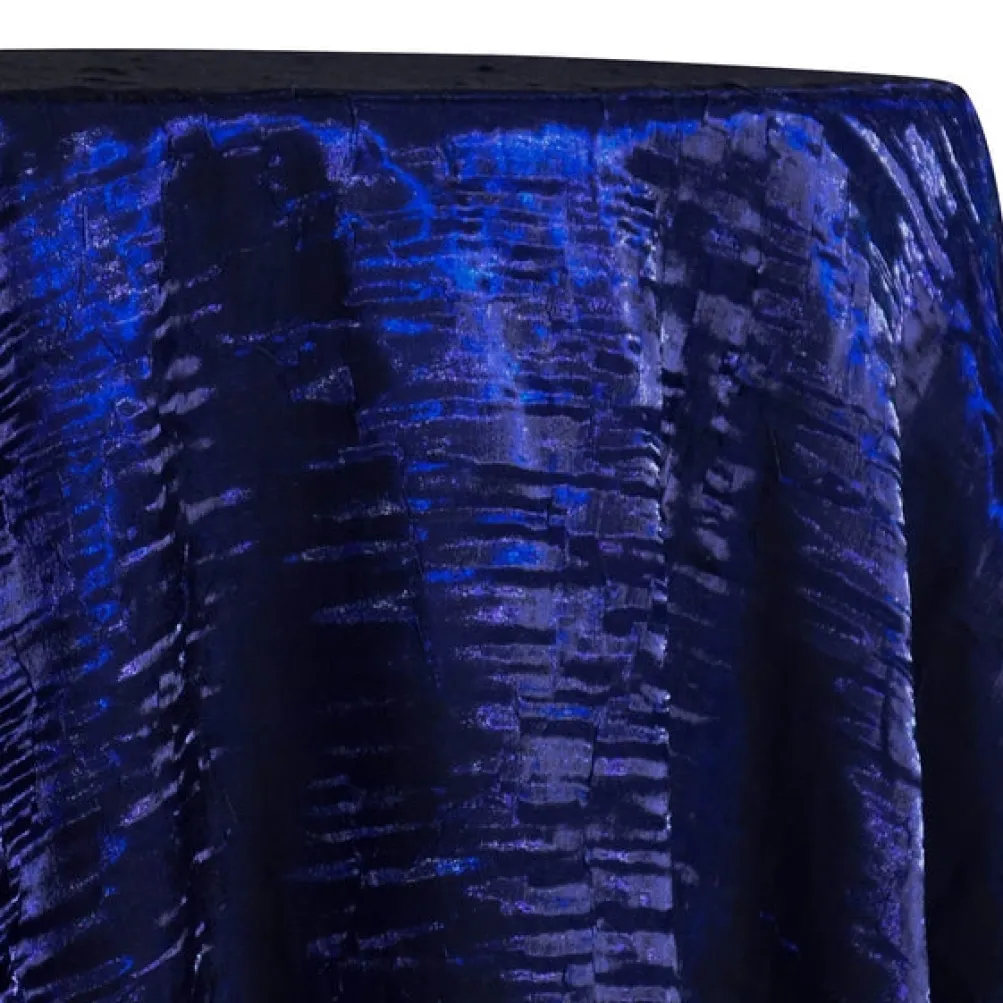 Crush Shimmer (Galaxy) Table Linen in Royal 2