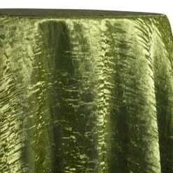 Crush Shimmer (Galaxy) Table Linen in Moss 15