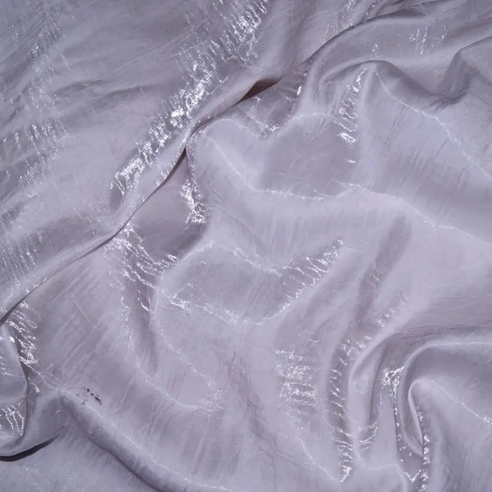 Crush Shimmer (Galaxy) Table Linen in Silver