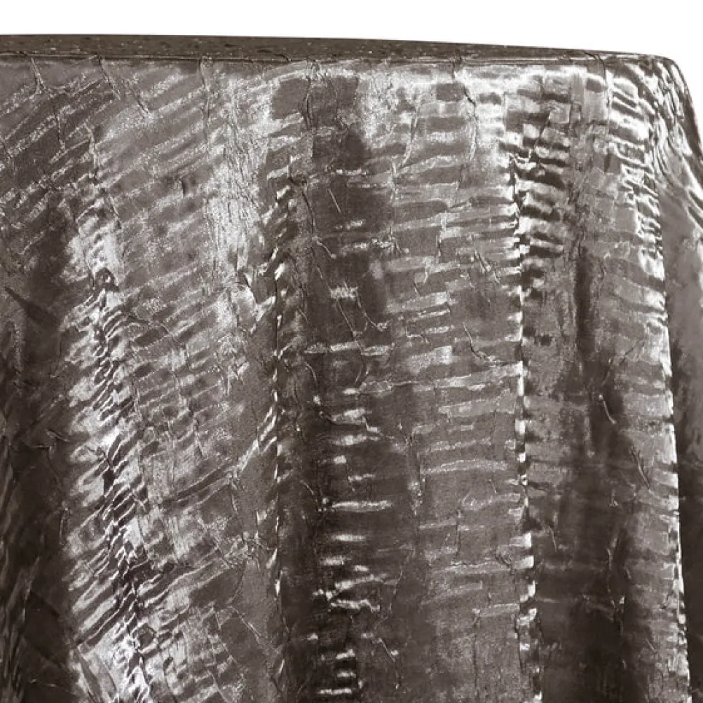 Crush Shimmer (Galaxy) Table Linen in Charcoal 07