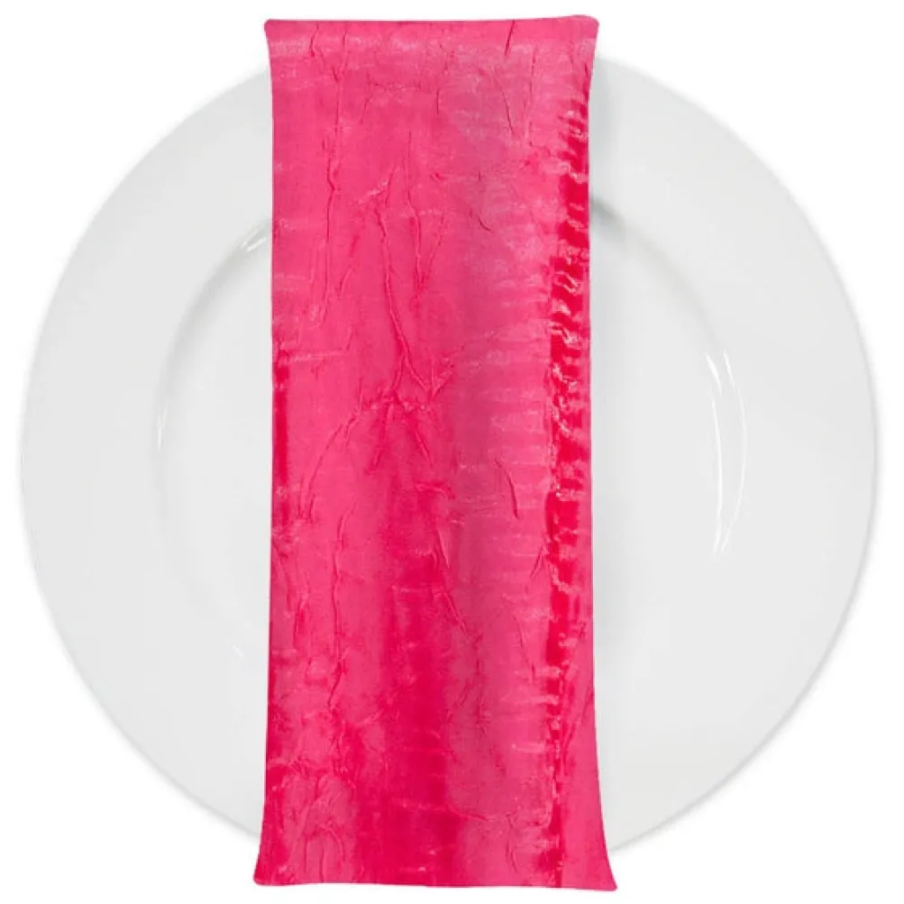 Crush Shimmer (Galaxy) Table Napkin in Fuchsia 3