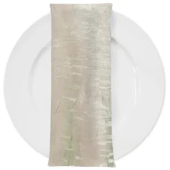Crush Shimmer (Galaxy) Table Napkin in Khaki 31