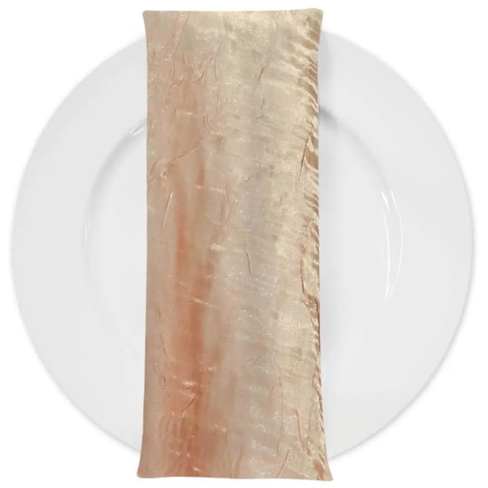 Crush Shimmer (Galaxy) Table Napkin in Taupe 27