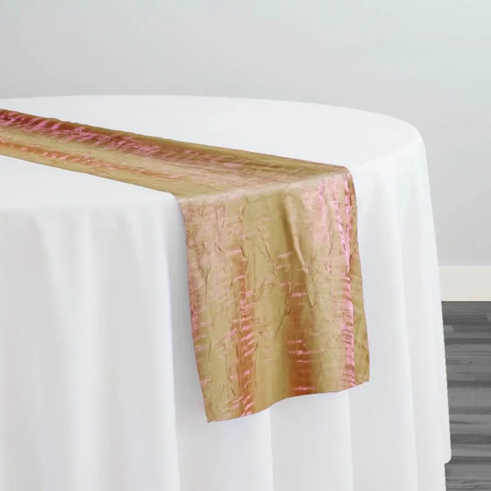 Crush Shimmer (Galaxy) Table Runner in Green Pink 23