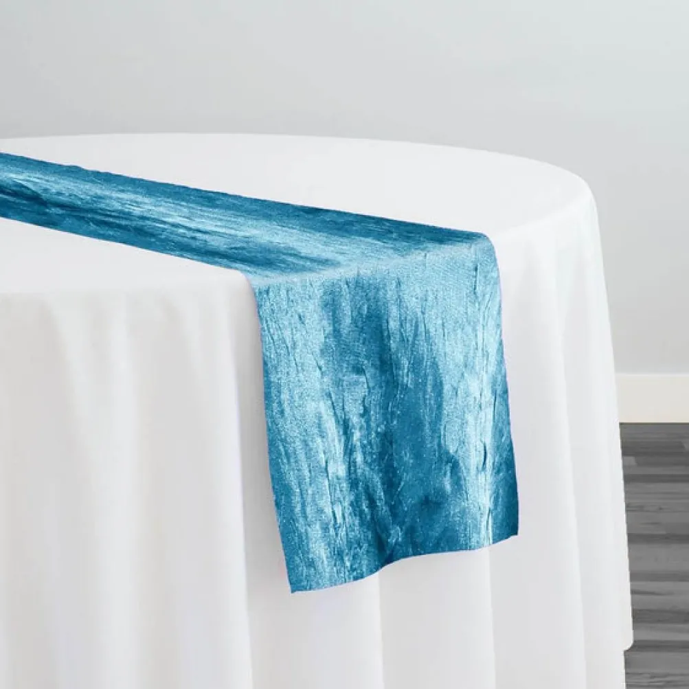 Crush Shimmer (Galaxy) Table Runner in Turquoise 12