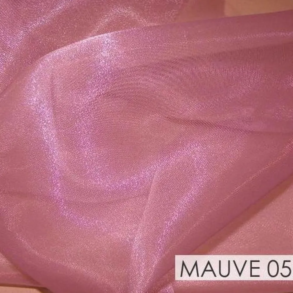 Crystal Organza Drapery Panels (58" Wide) / 64 Colors