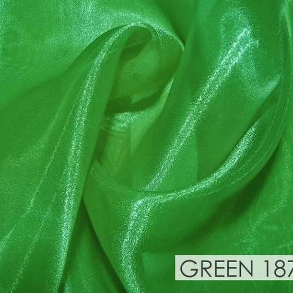 Crystal Organza Drapery Panels (58" Wide) / 64 Colors