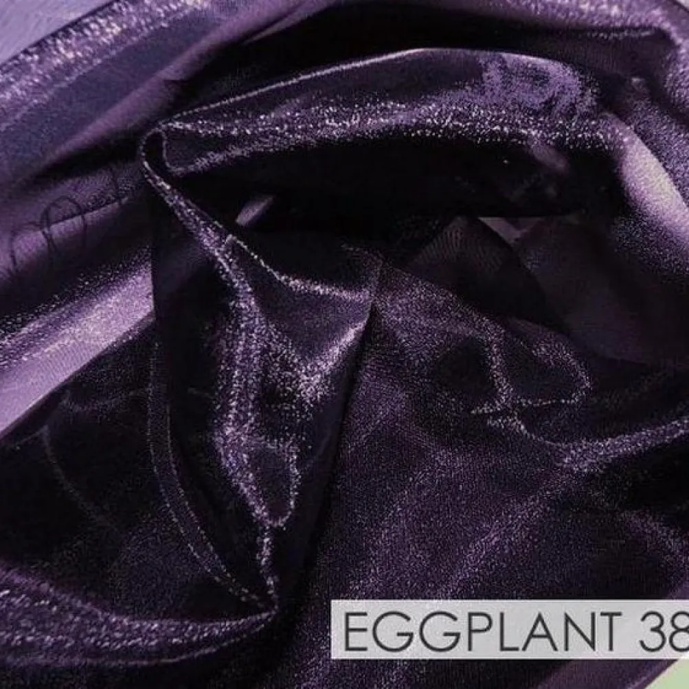 Crystal Organza Drapery Panels (58" Wide) / 64 Colors