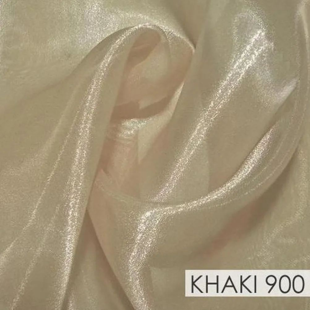 Crystal Organza Drapery Panels (58" Wide) / 64 Colors