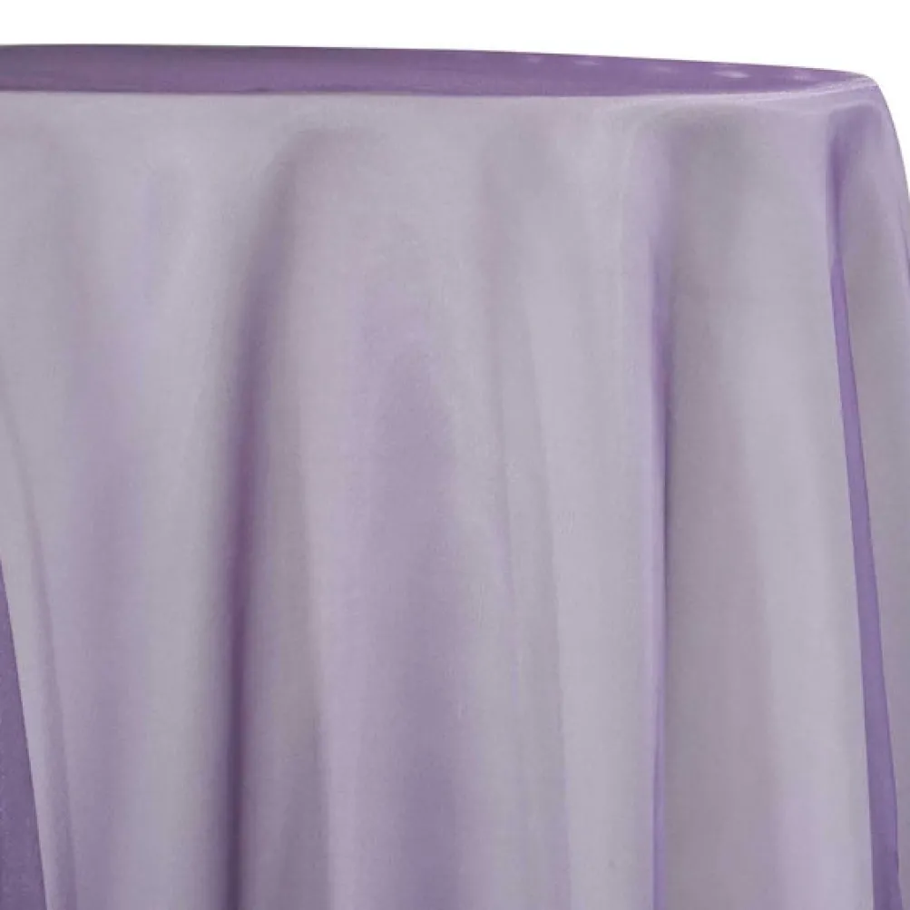Crystal Organza Table Linen in Lilac 410