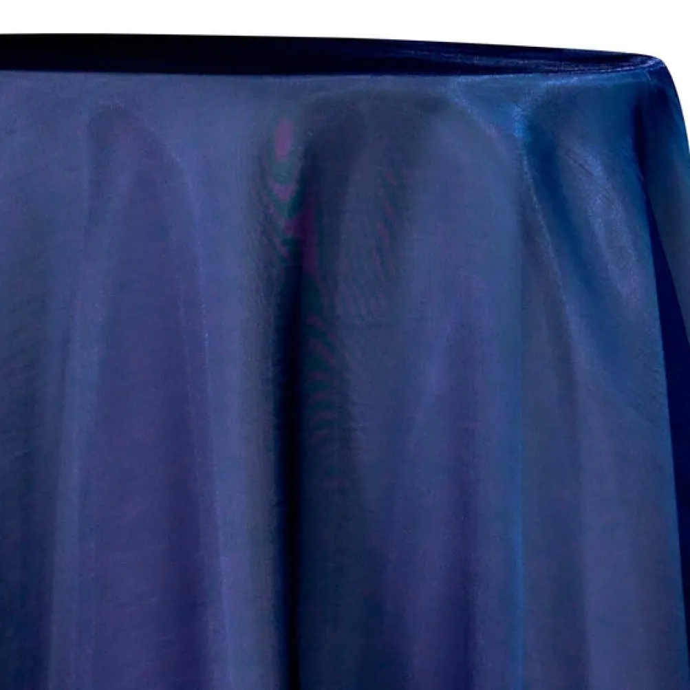Crystal Organza Table Linen in Navy 495