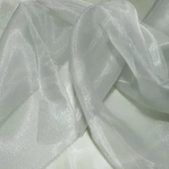 Crystal Organza Table Linen in Gray L 127