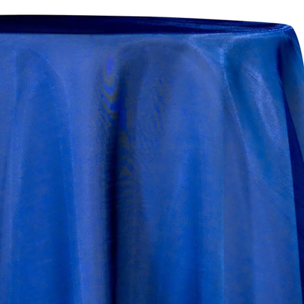 Crystal Organza Table Linen in Royal 647