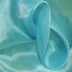 Crystal Organza Table Linen in Turquoise 940
