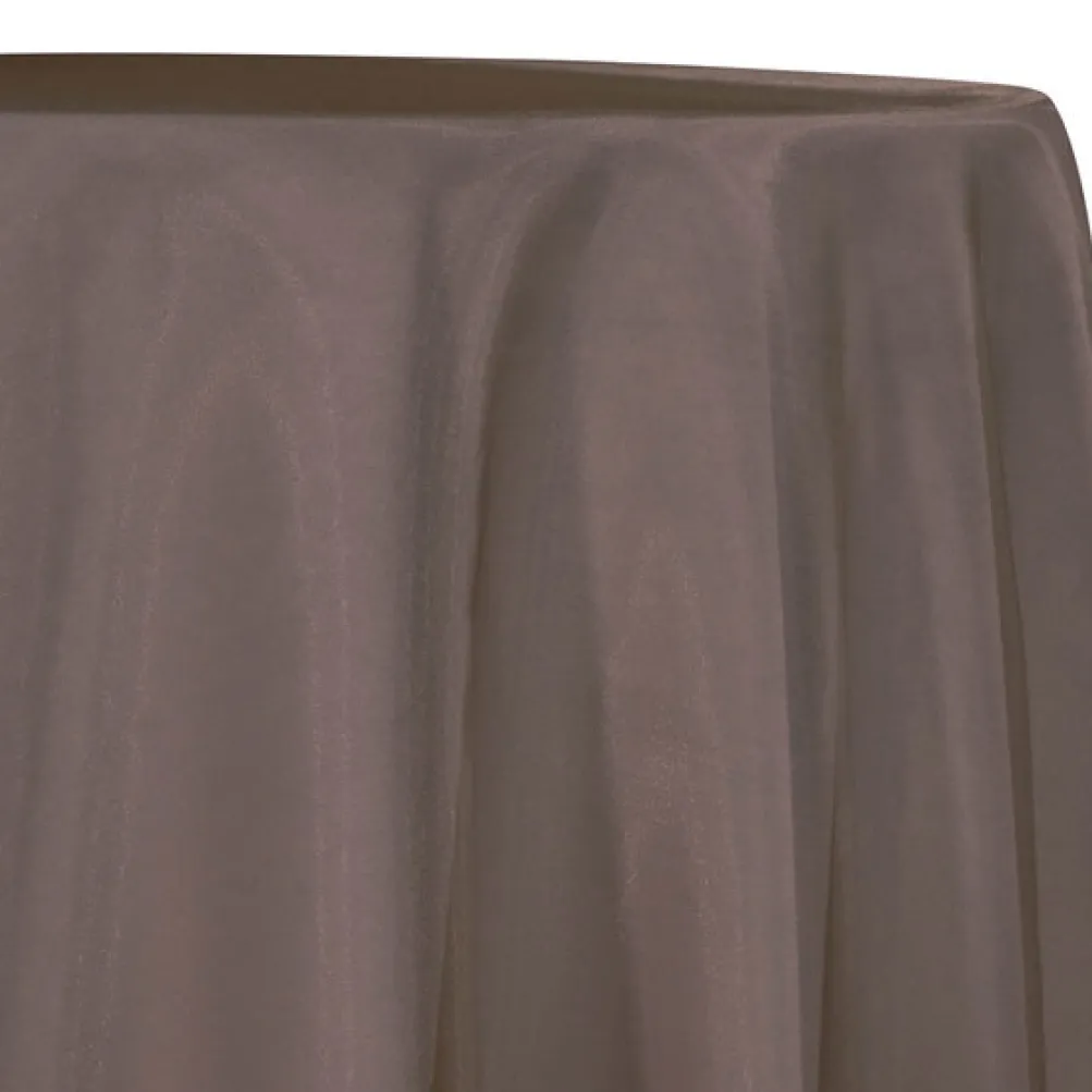 Crystal Organza Table Linen in Brown 266