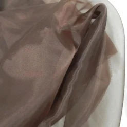 Crystal Organza Table Linen in Brown 266