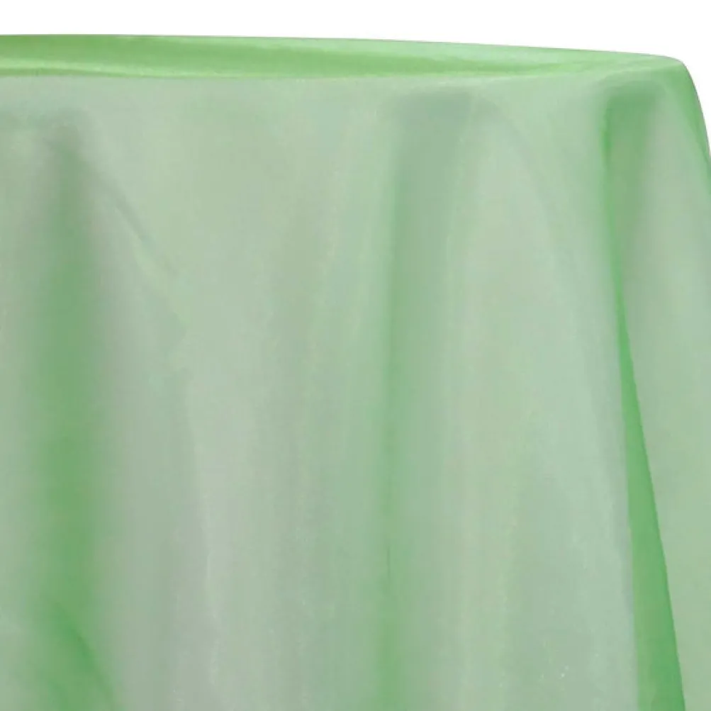 Crystal Organza Table Linen in Lime 993