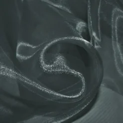 Crystal Organza Table Linen in Charcoal 765