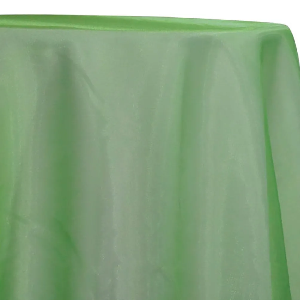 Crystal Organza Table Linen in Clover 322