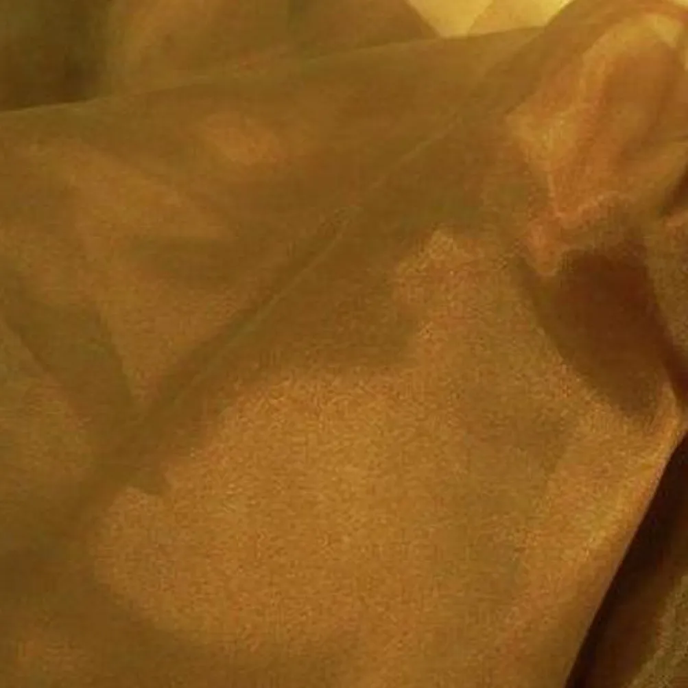 Crystal Organza Table Linen in Gold 319