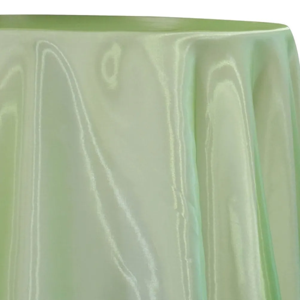 Crystal Organza Table Linen in Apple Green 704