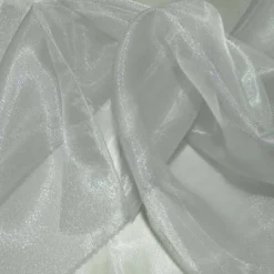 Crystal Organza Table Linen in Silver 922
