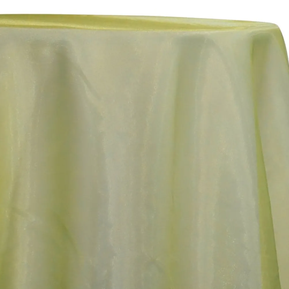 Crystal Organza Table Linen in Yellow 688