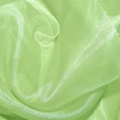 Crystal Organza Table Linen in Lime 994