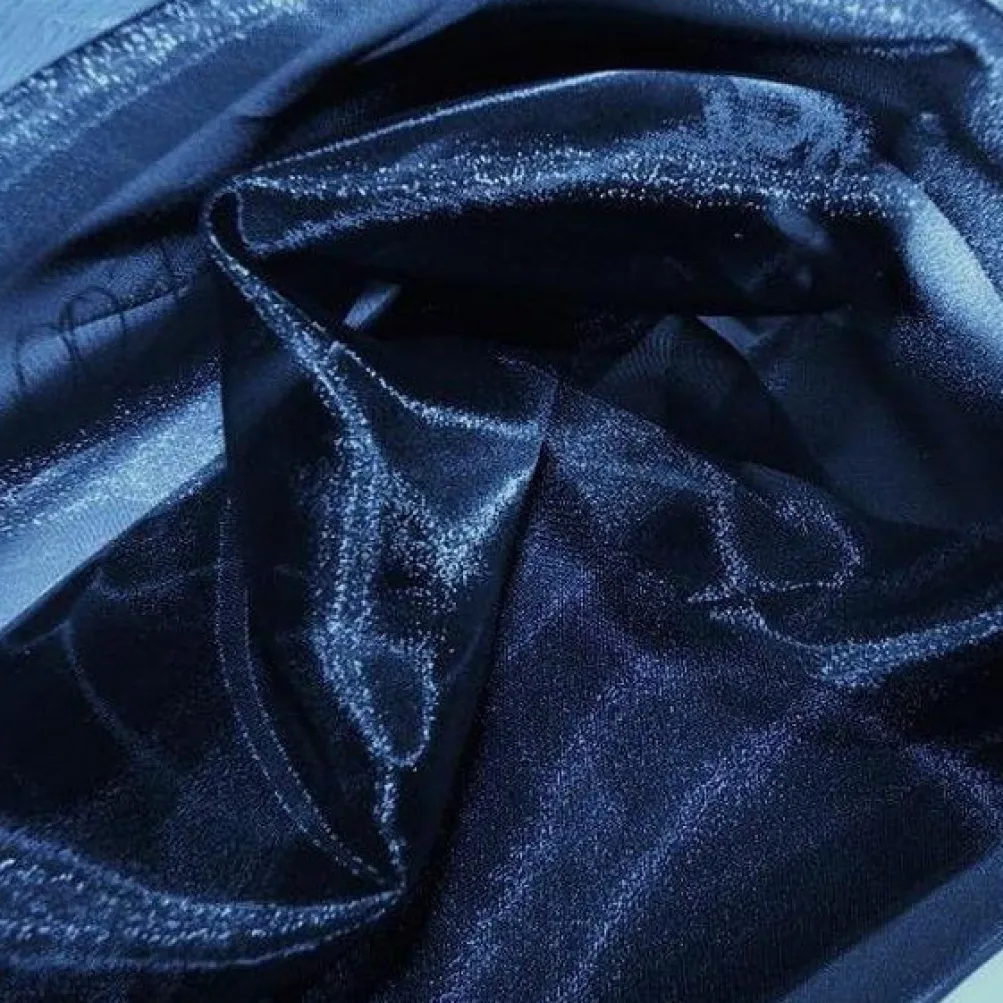 Crystal Organza Table Runner in Navy 495