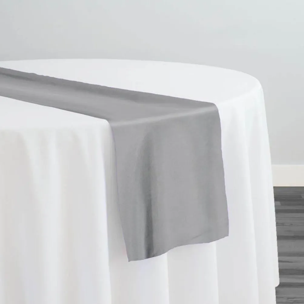 Crystal Organza Table Runner in Silver 922