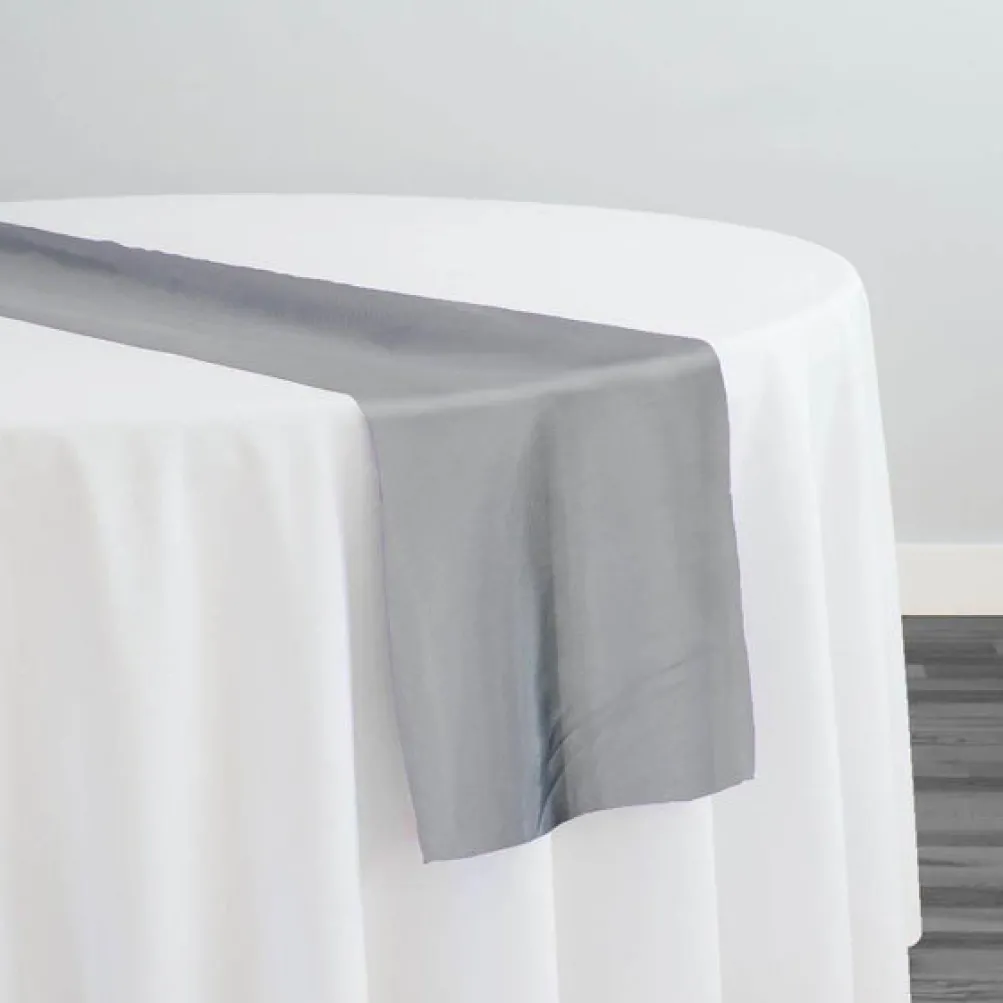 Crystal Organza Table Runner in Silver 220