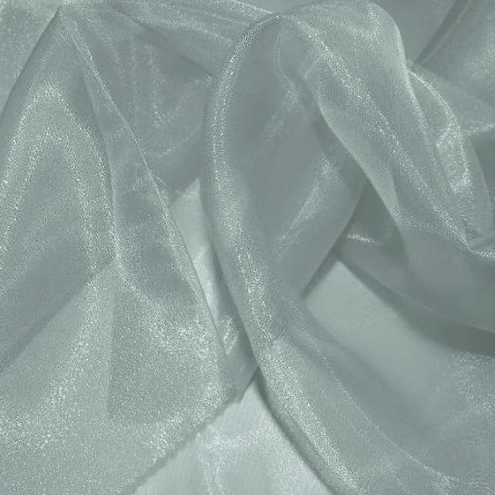 Crystal Organza Table Runner in Silver 220