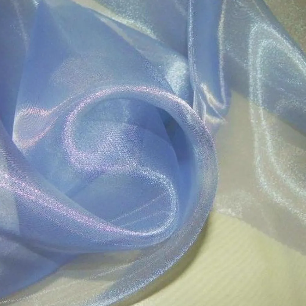 Crystal Organza Table Runner in Blue D 124