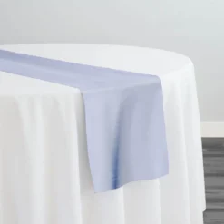Crystal Organza Table Runner in Blue D 124