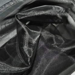 Crystal Organza Table Runner in Black