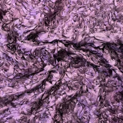 Curly Satin Table Runner in Mauve