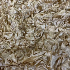 Curly Satin (w/ Poly Lining) Table Napkin in Champagne