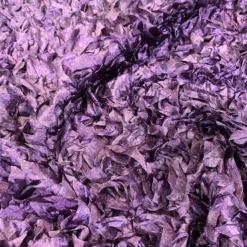 Curly Satin (w/ Poly Lining) Table Napkin in Plum