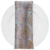 Dahlia Sequins (w/ Poly Lining) Table Napkin in Champagne