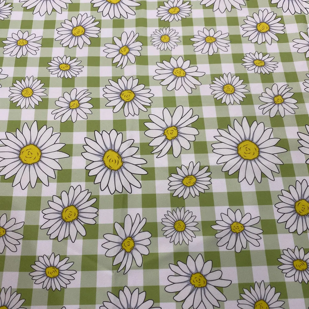 Daisy Checker (Poly Print) Table Linen