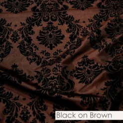 Damask Flocking Taffeta
