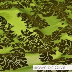 Damask Flocking Taffeta