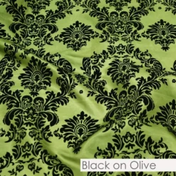 Damask Flocking Taffeta
