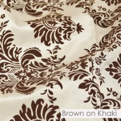 Damask Flocking Taffeta