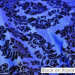 Damask Flocking Taffeta