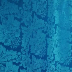 Damask Poly Table Linen in Turquoise 1140