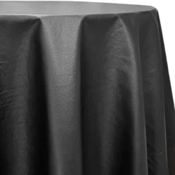 Deco Leather Table Linen in Black
