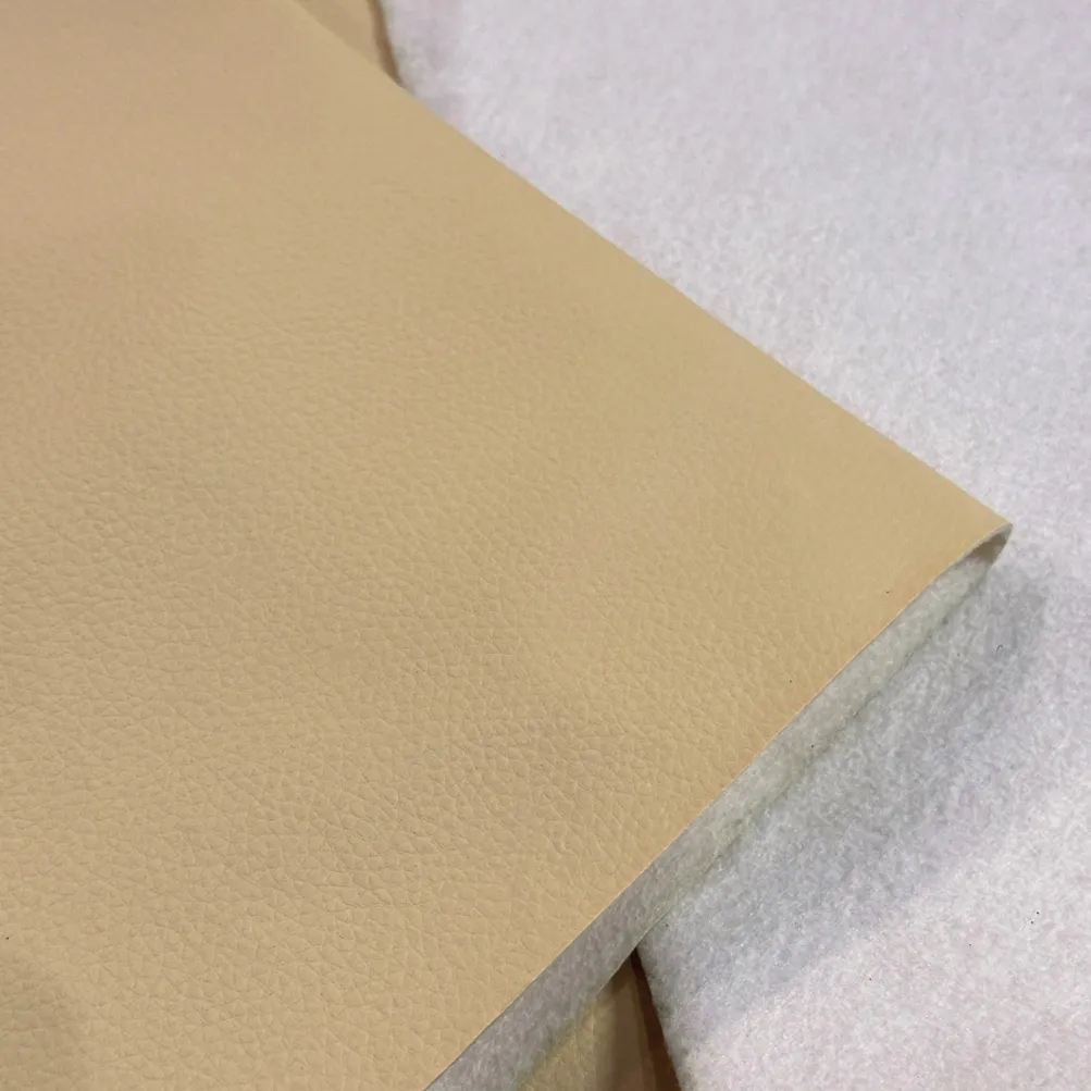 Deco Leather Table Linen in Cream