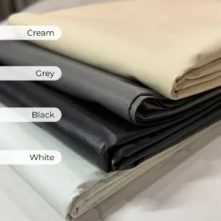Deco Leather Table Napkin in Cream